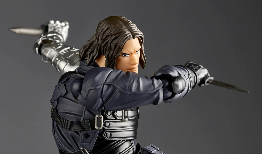 Captain America - Bucky Barnes - Winter Soldier - Amazing Yamaguchi - Revoltech (Kaiyodo)ㅤ – Kaiyodo – ActionFigure Brasil