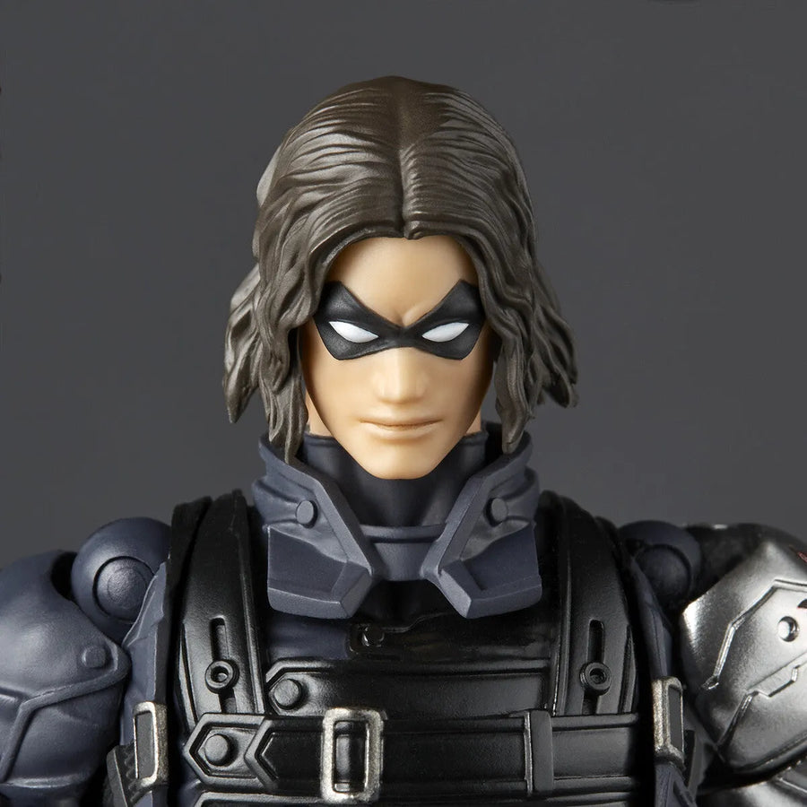Captain America - Bucky Barnes - Winter Soldier - Amazing Yamaguchi - Revoltech (Kaiyodo)ㅤ – Kaiyodo – ActionFigure Brasil