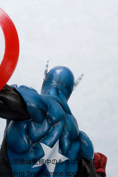 Captain America - Fine Art Statue - NEW ver. (Kotobukiya)ㅤ – Kotobukiya – ActionFigureBrasil — ângulo diferente