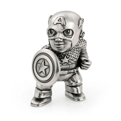 Captain America Miniature – Royal Selangor – ActionFigure Brasil — detalhe do produto