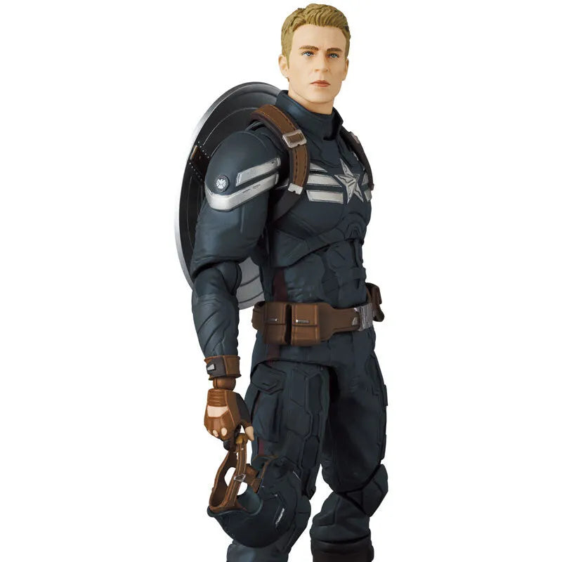 Captain America: The Winter Soldier - Captain America - Mafex No.202 - Stealth Suit (Medicom Toy)ㅤ – Medicom Toy – ActionFigure Brasil