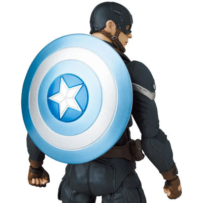 Captain America: The Winter Soldier - Captain America - Mafex No.202 - Stealth Suit (Medicom Toy)ㅤ – Medicom Toy – ActionFigureBrasil — ambientada