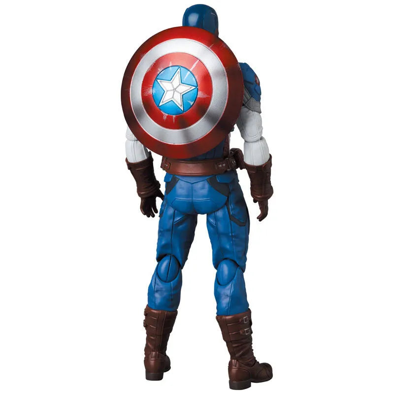 Captain America: The Winter Soldier - Captain America - Mafex No.220 - Classic Suit (Medicom Toy)ㅤ – Medicom Toy – ActionFigure Brasil