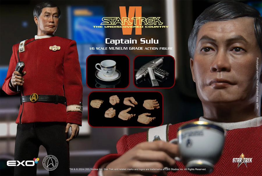 Captain Hikaru Sulu – EXO-6 – ActionFigure Brasil