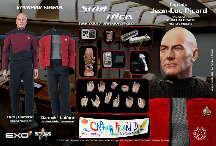 Captain Jean-Luc Picard (Standard Version) – EXO-6 – ActionFigure Brasil
