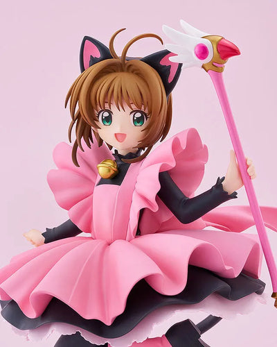 Card Captor Sakura - Kinomoto Sakura - Pop Up Parade - Black Cat Costume Ver., L (Good Smile Company)ㅤ – Good Smile Company as Manufacturer – ActionFigure Brasil — com base expositora