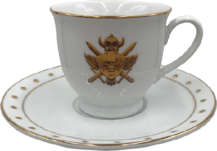 Castle Grayskull Crest Porcelain Cup & Saucer Set – Factory Entertainment – ActionFigure Brasil