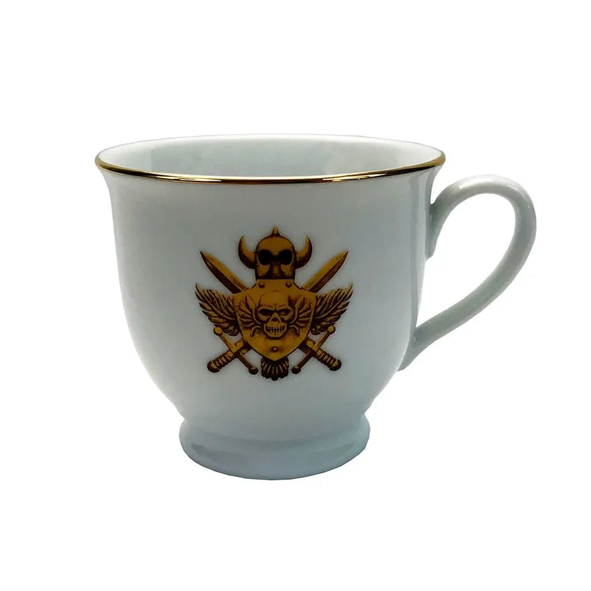 Castle Grayskull Crest Porcelain Cup & Saucer Set – Factory Entertainment – ActionFigure Brasil