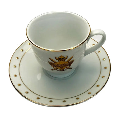 Castle Grayskull Crest Porcelain Cup & Saucer Set – Factory Entertainment – ActionFigure Brasil — ângulo diferente
