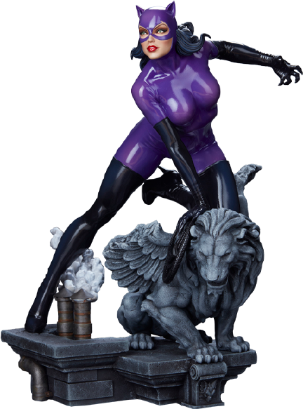Catwoman (Purple Edition) - LIMITED EDITION: 150 (Variant - Quarter Scale) – Tweeterhead – ActionFigure Brasil