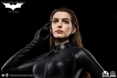 Catwoman (Selina Kyle) - LIMITED EDITION: 399 – Infinity Studio X Penguin Toys – ActionFigure Brasil — com base expositora