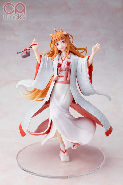 CAworks "Spice and Wolf" Holo Shiromuku ver. Special Package Edition 1/7ㅤ – Kadokawa – ActionFigureBrasil