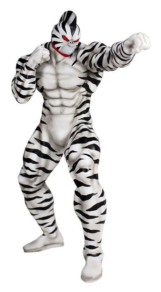 CCP Muscular Collection (CMC) NO.68 Kinnikuman Zebra 2.0 Special Colorㅤ – CCP – ActionFigureBrasil — ângulo diferente