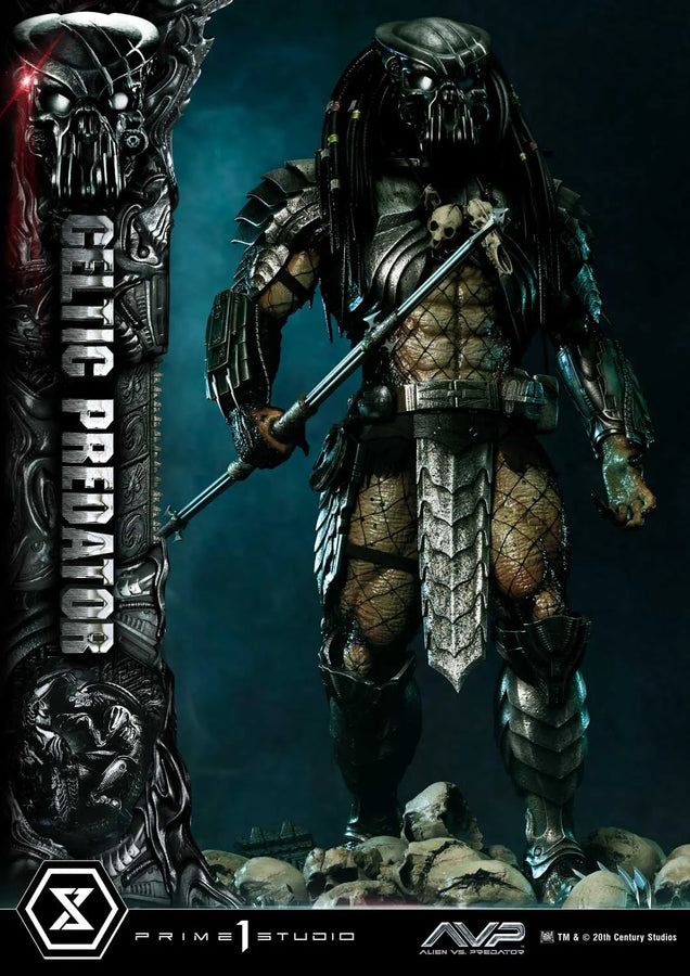 Celtic Predator (Bonus Version) Alien vs. Predator – Prime1Studio – ActionFigure Brasil