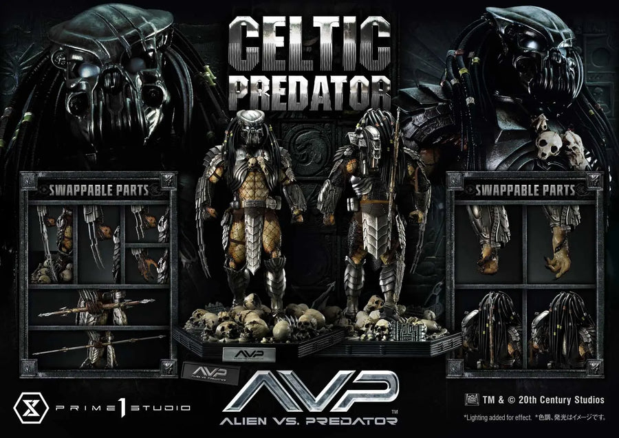 Celtic Predator (Bonus Version) Alien vs. Predator – Prime1Studio – ActionFigure Brasil