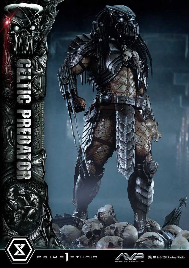 Celtic Predator (Bonus Version) Alien vs. Predator – Prime1Studio – ActionFigure Brasil