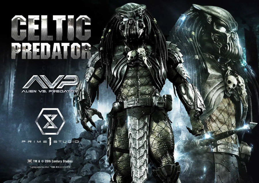 Celtic Predator (Bonus Version) Alien vs. Predator – Prime1Studio – ActionFigure Brasil