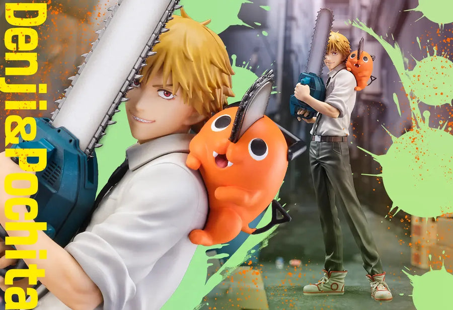 Chainsaw Man - Denji - Pochita - S-Fire - 1/7 (SEGA) [Shop Exclusive]ㅤ – SEGA – ActionFigureBrasil