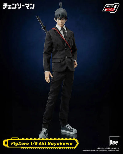 Chainsaw Man - Hayakawa Aki - FigZero - 1/6 (ThreeZero)ㅤ – ThreeZero – ActionFigure Brasil — com base expositora