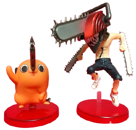Chainsaw Man - Pochita and Denji - Weekly Shonen Jump World Collectable Figure - World Collectable Figure (Bandai Spirits)ㅤ – Bandai Spirits – ActionFigureBrasil