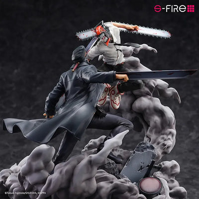 Chainsaw Man vs. Samurai Sword – SEGA – ActionFigure Brasil — com base expositora