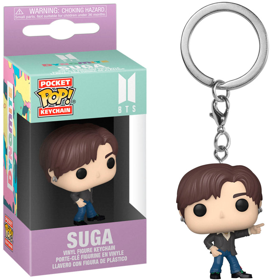 CHAVEIRO FUNKO POCKET POP KEYCHAIN BTS - SUGA
