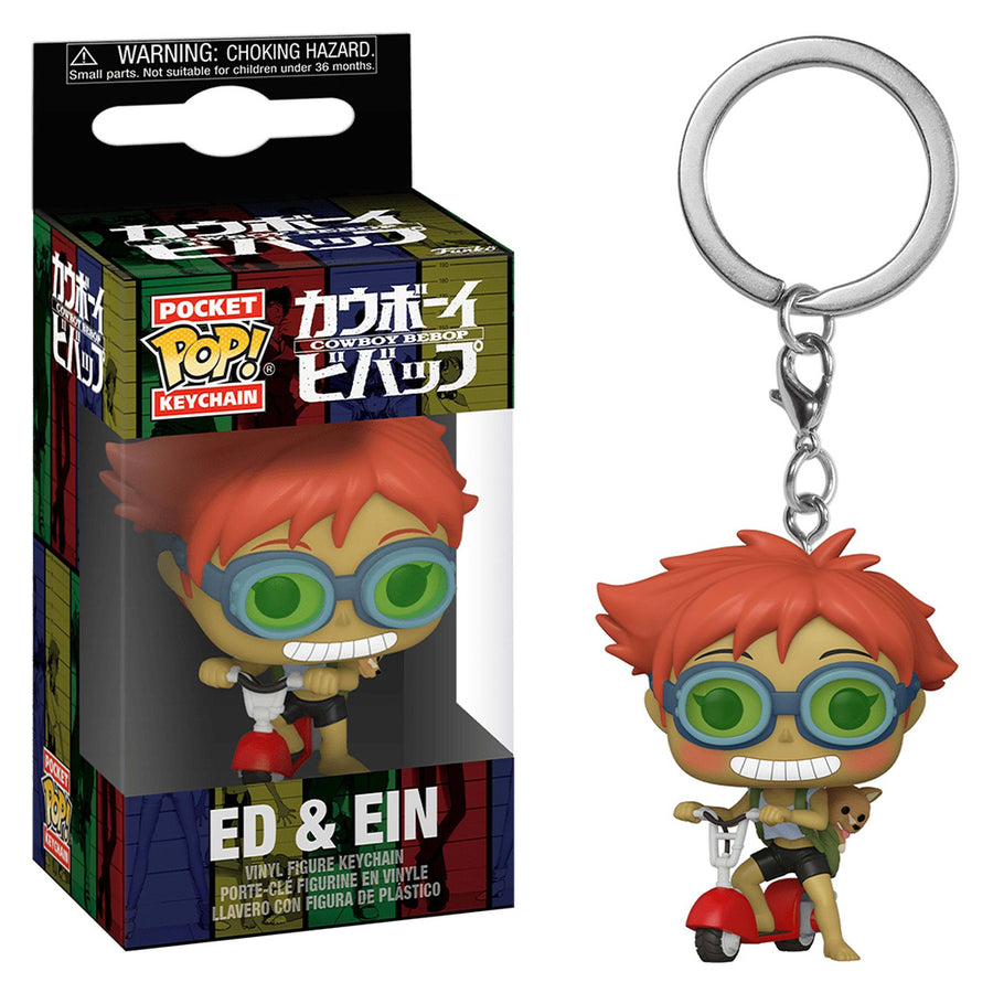 CHAVEIRO FUNKO POCKET POP KEYCHAIN COWBOY BEBOP - ED & EIN 59469 BRINDE