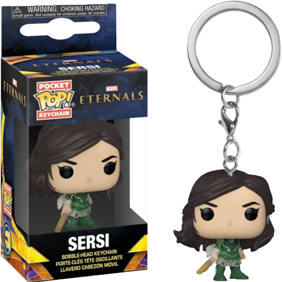 CHAVEIRO FUNKO POCKET POP KEYCHAIN MARVEL ETERNALS - SERSI BRINDE