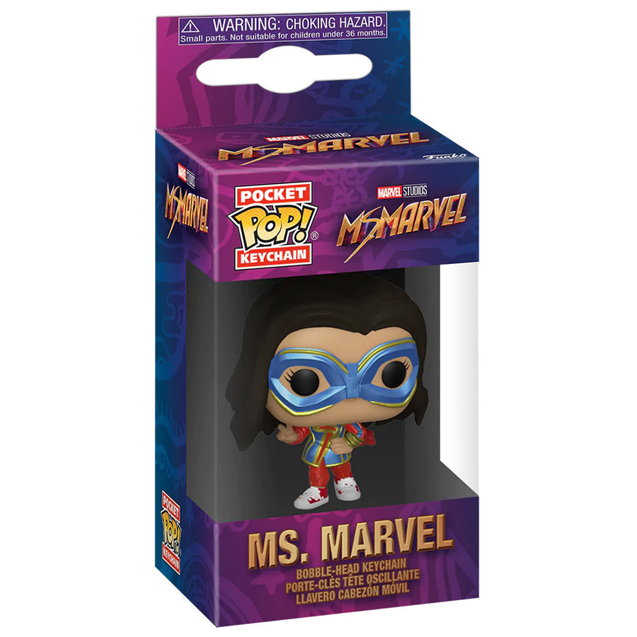 CHAVEIRO FUNKO POCKET POP KEYCHAIN MARVEL - MS MARVEL