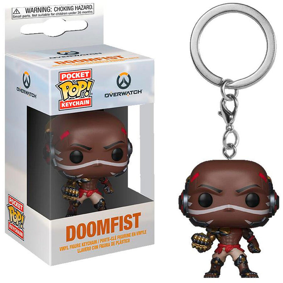 CHAVEIRO FUNKO POCKET POP KEYCHAIN OVERWATCH - DOOMFIST BRINDE