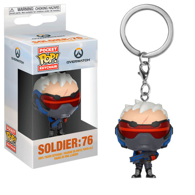 CHAVEIRO FUNKO POCKET POP KEYCHAIN - OVERWATCH SOLDIER 76