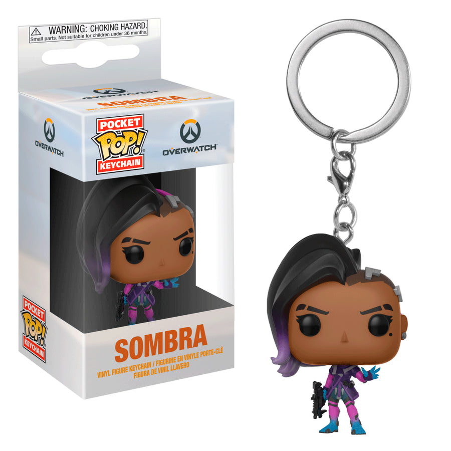CHAVEIRO FUNKO POCKET POP KEYCHAIN - OVERWATCH - SOMBRA BRINDE