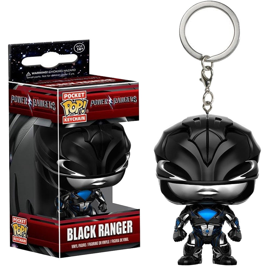 CHAVEIRO FUNKO POCKET POP KEYCHAIN POWER RANGERS BLACK BRINDE
