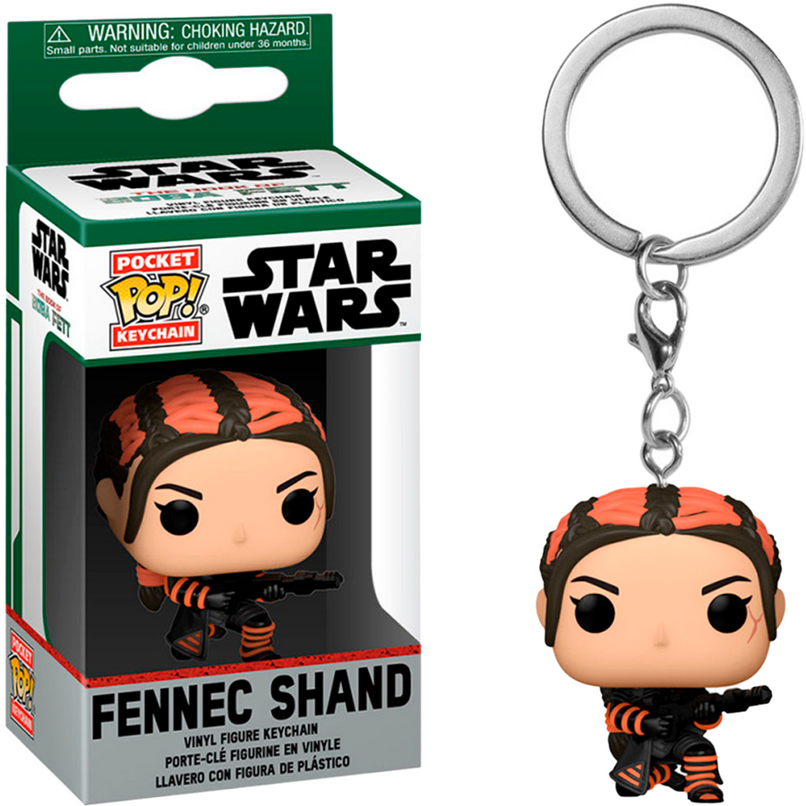 CHAVEIRO FUNKO POCKET POP KEYCHAIN STAR WARS - FENNEC SHAND BRINDE