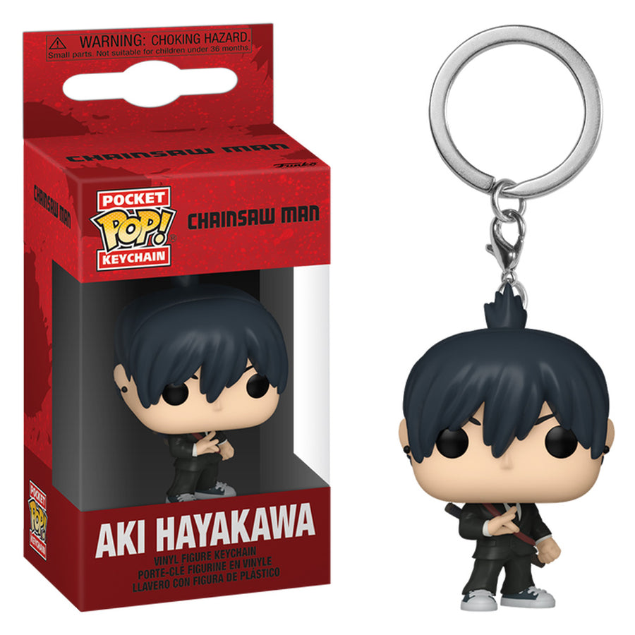 CHAVEIRO FUNKO POP KEYCHAIN CHAINSAW MAN - AKI HAYAKAWA (83633)