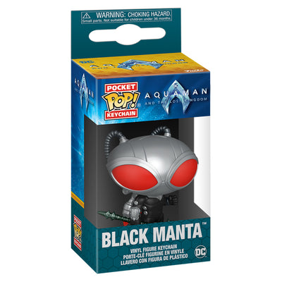 CHAVEIRO FUNKO POP KEYCHAIN DC AQUAMAN AND THE LOST KINGDOM - BLACK MANTA (67575)