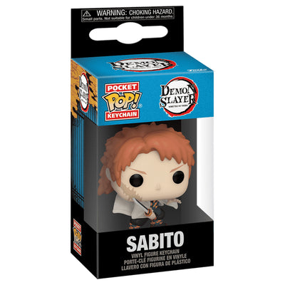 CHAVEIRO FUNKO POP KEYCHAIN DEMON SLAYER: KIMETSU NO YAIBA - SABITO (72616)