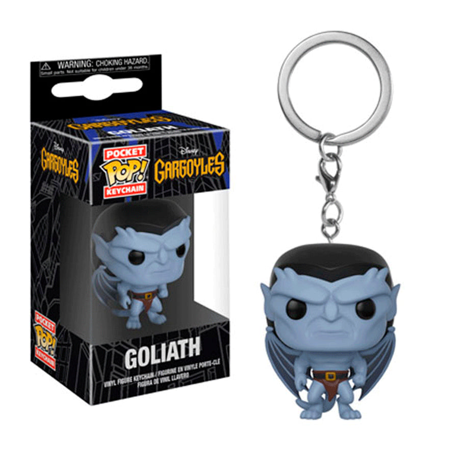 CHAVEIRO FUNKO POP KEYCHAIN DISNEY GARGOYLES - GOLIATH BRINDE