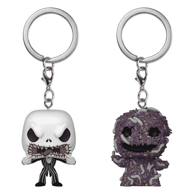 CHAVEIRO FUNKO POP KEYCHAIN DISNEY THE NIGHT BEFORE CHRISTMAS - JACK SKELLINGTON & OOGIE BOOGIE 2-PACK (82402)