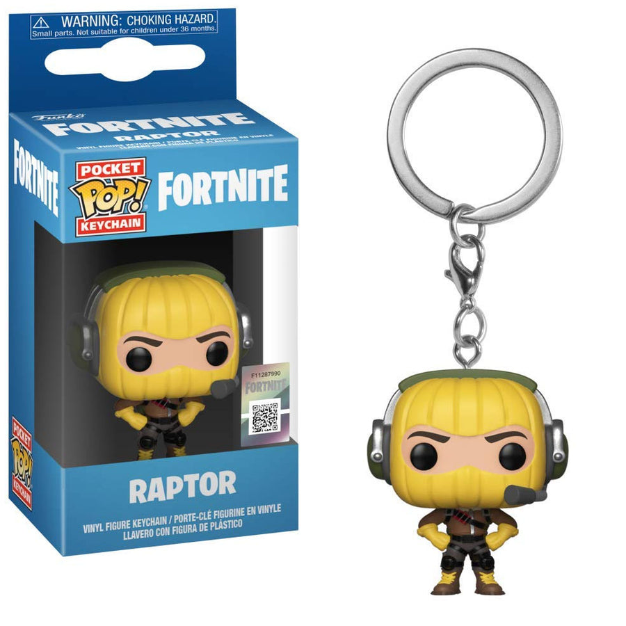 CHAVEIRO FUNKO POP - KEYCHAIN FORTNITE RAPTOR