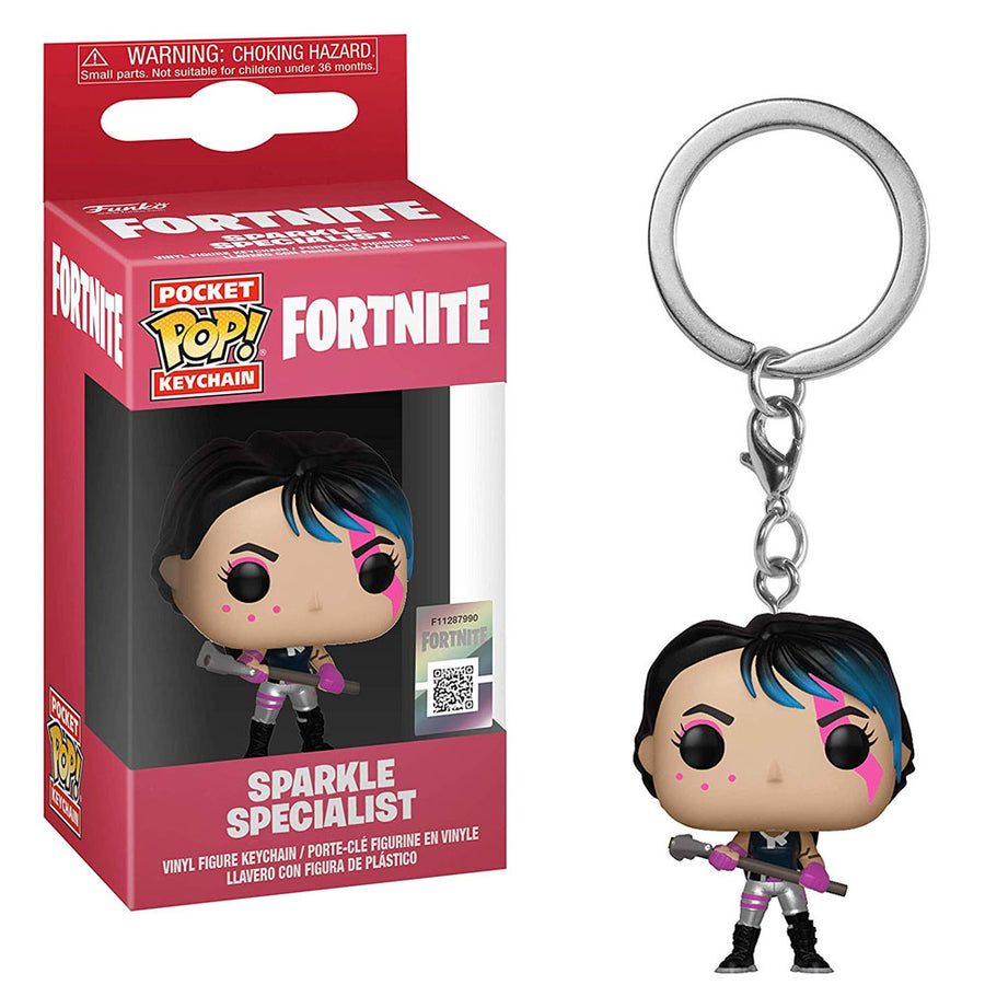 CHAVEIRO FUNKO POP KEYCHAIN FORTNITE - SPARKLE SPECIALIST BRINDE