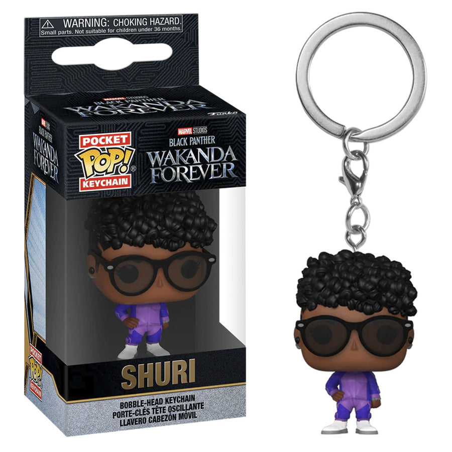CHAVEIRO FUNKO POP KEYCHAIN MARVEL BLACK PANTHER: WAKANDA FOREVER - SHURI (63937)