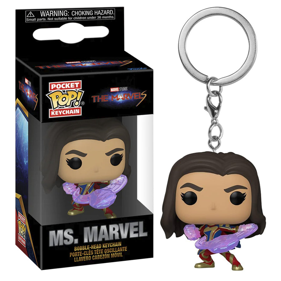 CHAVEIRO FUNKO POP KEYCHAIN MARVEL THE MARVELS - MS. MARVEL (67591) BRINDE