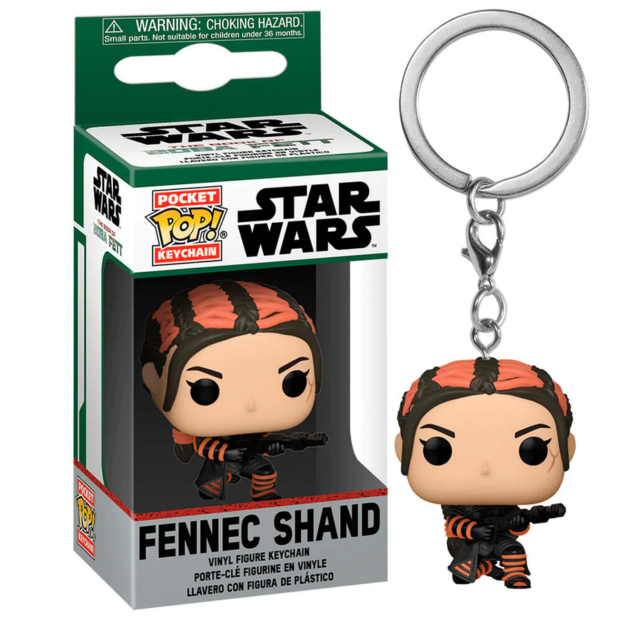 CHAVEIRO FUNKO POP KEYCHAIN STAR WARS BOBA FETT - FENNEC SHAND