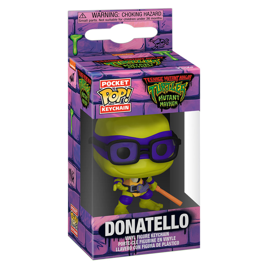 CHAVEIRO FUNKO POP KEYCHAIN TEENAGE MUTANT NINJA TURTLES: MUTANT MAYHEM - DONATELLO (72329)