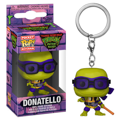 CHAVEIRO FUNKO POP KEYCHAIN TEENAGE MUTANT NINJA TURTLES: MUTANT MAYHEM - DONATELLO (72329)