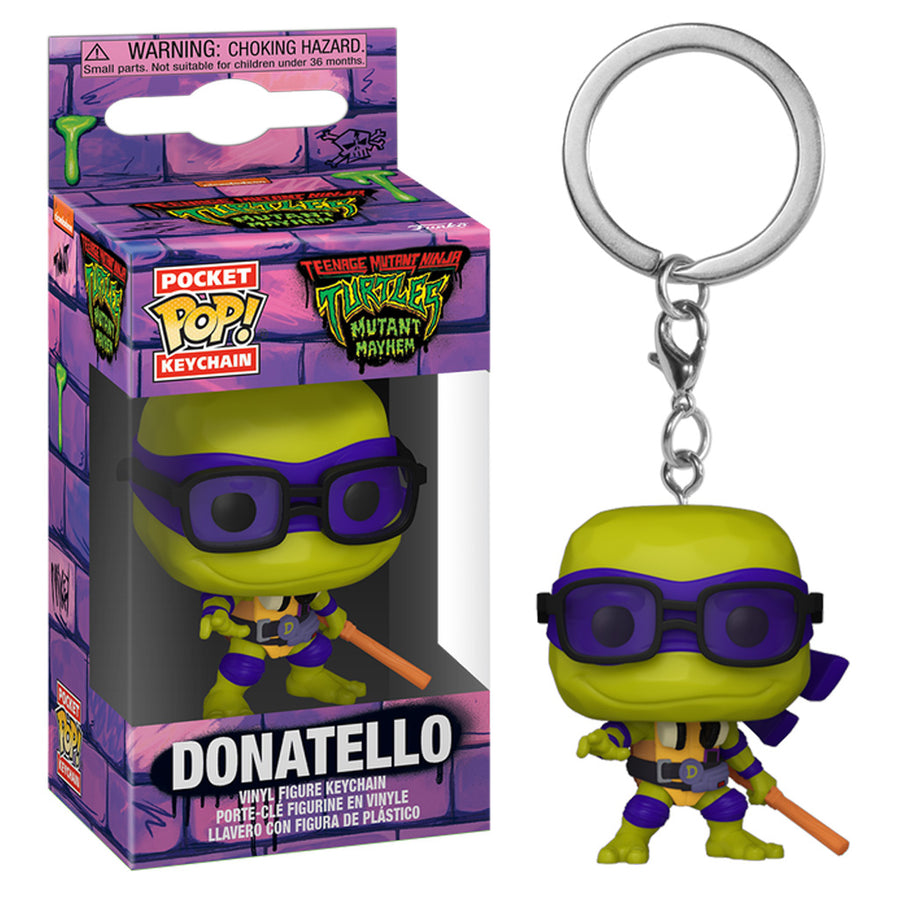 CHAVEIRO FUNKO POP KEYCHAIN TEENAGE MUTANT NINJA TURTLES: MUTANT MAYHEM - DONATELLO (72329)