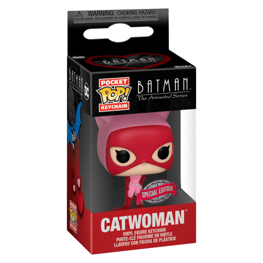 CHAVEIRO FUNKO POP KEYCHAIN THE BATMAN THE ANIMATED SERIES EXCLUSIVE - CATWOMAN