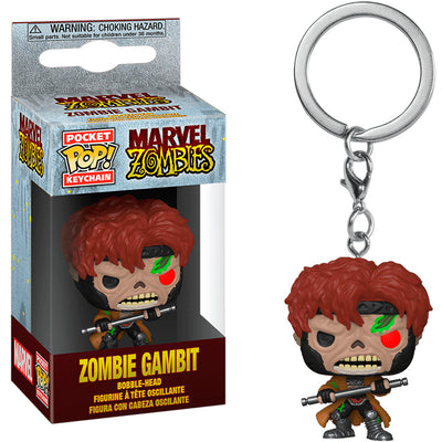 CHAVEIRO FUNKO POCKET POP KEYCHAIN MARVEL ZOMBIES - GAMBIT