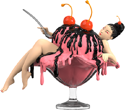 Cherry Bombom – Mighty Jaxx – ActionFigure Brasil